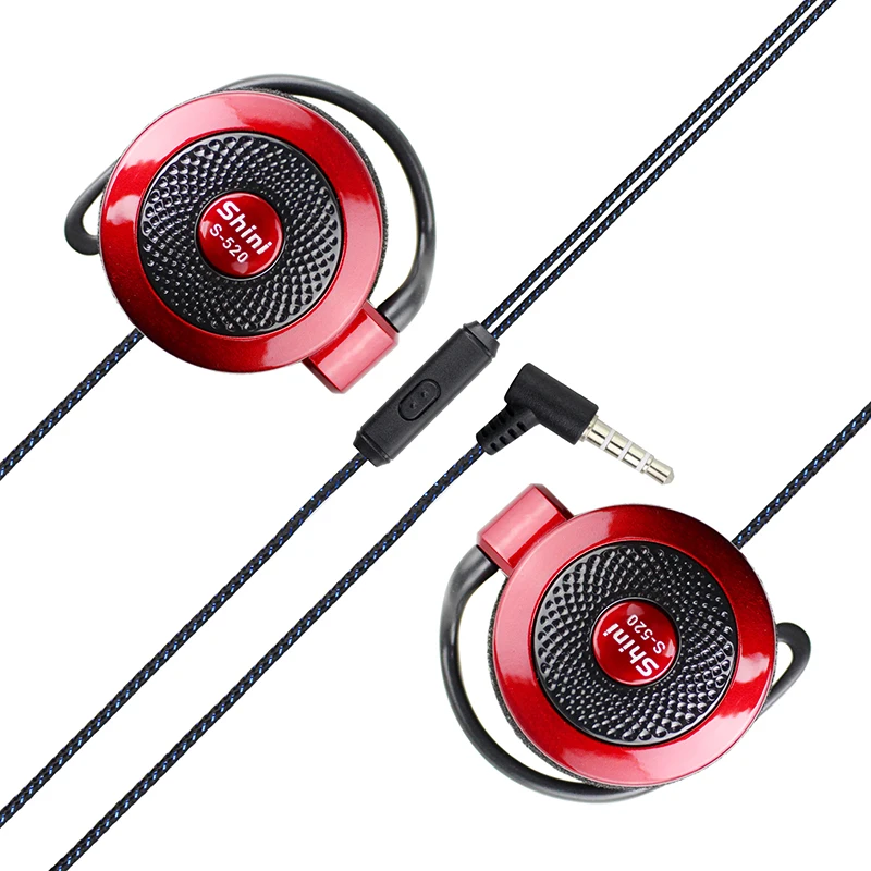 S520 General Purpose Earphone Ear Hook Headphone Headset with