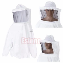 Пчеловодство вуаль с длинными рукавами костюм шляпа пчеловода халат защитный пальто куртка на молнии