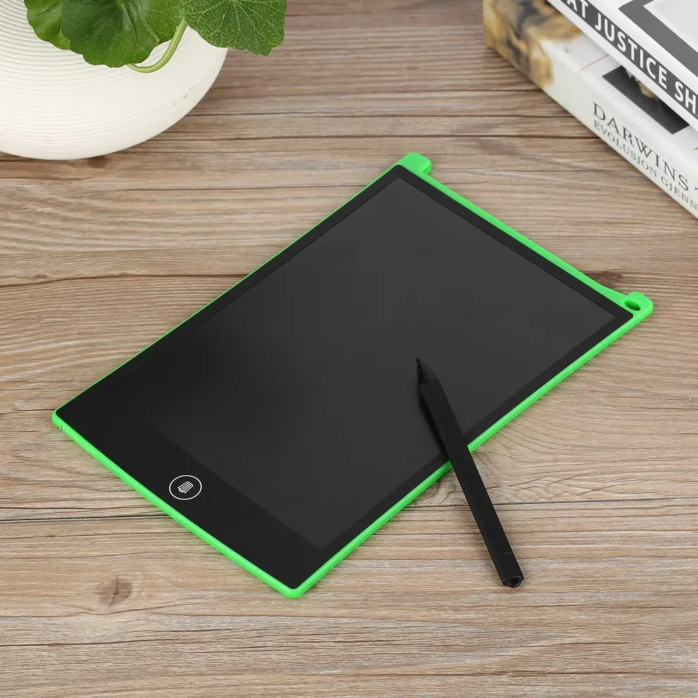 

10pcs Green 8.5" LCD Tablet Writting Drawing Pad Memo Message Board Notepad Stylus for eWriter