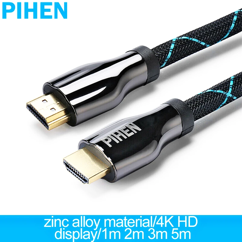 HDMI اتفاقية كابل Hdmi إلى HDMI 2.0 كابل 4 k 3D 60FPS كابل ل شاشة كمبيوتر محمول ذات دقة عالية محمول التلفزيون PS3 العارض Ordinat ل آبل xbox 360