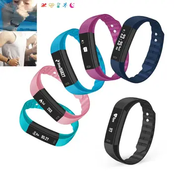 

115HR Sports Bluetooth Waterproof Smart Watch Band Heart Rate Test and Call Reminder Smart Bracelet Wristband for IOS / Android