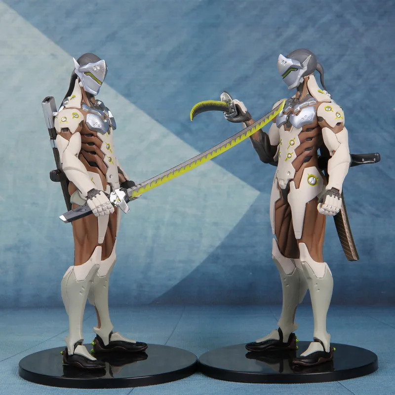 Аниме игра OW Ninja Shimada Genji 18 см шарнирные подвижные фигурки модели игрушек|Игровые и