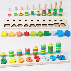 Детская деревянная учебных пособий Цвет количество соответствующие пара игрушки Дети раннего обучения Образование игрушки