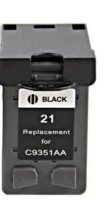 2x черные чернильные картриджи совместимые с 21 21XL D2360 D2460 F370 e185 F2120 принтером|cartridge