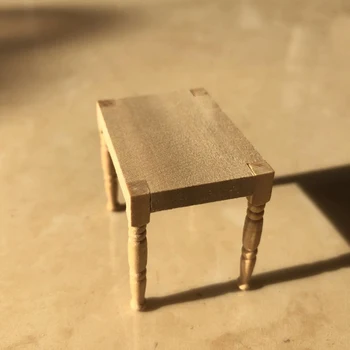 

G05-X5026 children baby gift Toy 1:12 Dollhouse mini Furniture Miniature rement DIY wooden color Flower shelf chair 1pcs