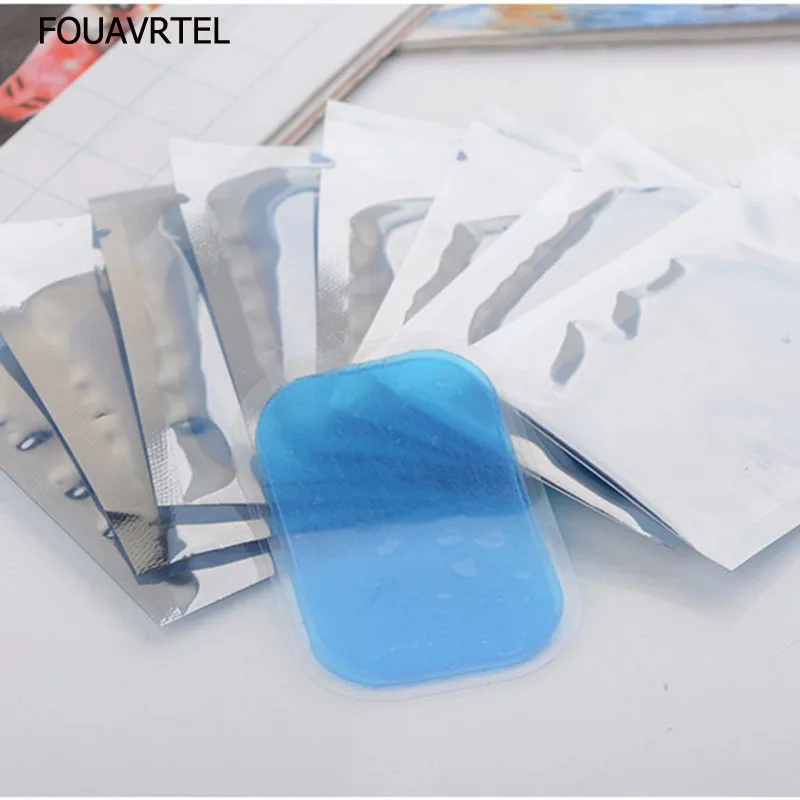 

FOUAVRTEL Nontoxic sticky EMS muscle replacement gel pad ABS muscle toner belt gel sheet for muscle stimulator