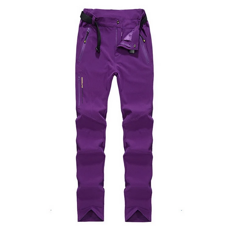 LoClimb женские Стрейчевые треккинговые брюки, быстросохнущие спортивные брюки для альпинизма для женщин, походные брюки, AW163