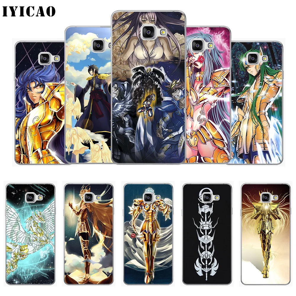 

IYICAO Saint Seiya Soft Silicone Phone Case for Samsung A10 A30 A40 A50 A70 M10 M20 M30 TPU Cover