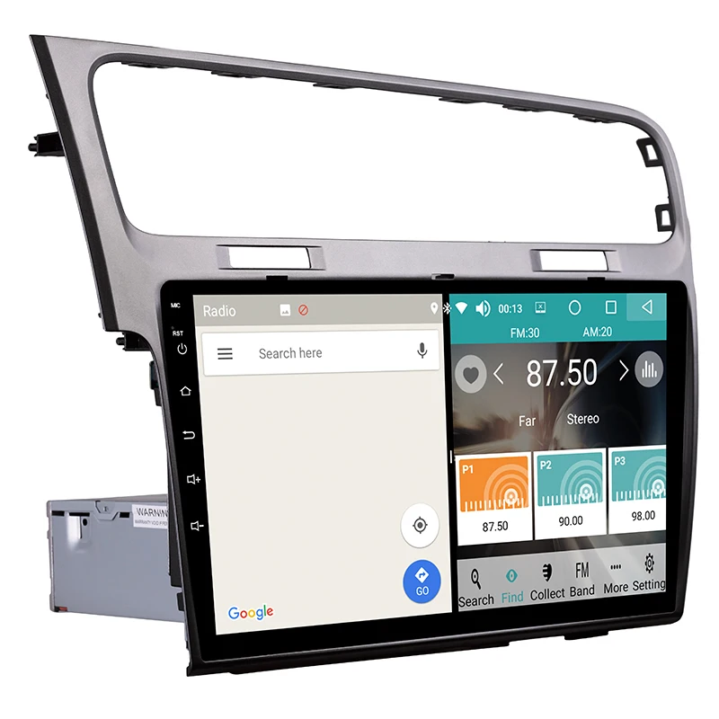 Cheap Android 8.0 Car GPS 1 Din 10.1 Inch Touch Screen Car DVD Radio Multimedia Player For Volkswagen Golf 7 2013-2015 4