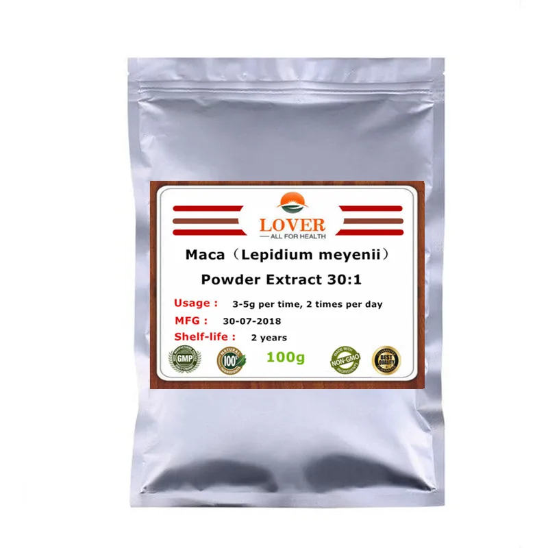 100-1000 г натуральная мака, экстракт порошка Lepidium meyenii 30: 1, чистый корень Маки 30: 1 экстракт порошок, экстракт маки, здоровая энергия