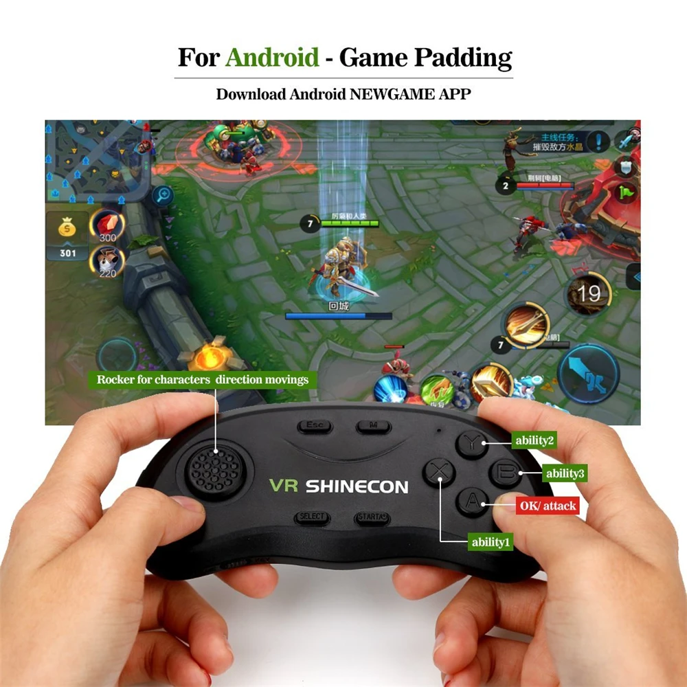 4.3-6.0 çok 3D satan sürükleyici kitap Shinecon denetleyici kutusu VR sanal gözlük için inç ETVR Smartphone En karton kulaklık gerçeklik giyilebilir 31 4.3-6.0 çok 3D satan 31