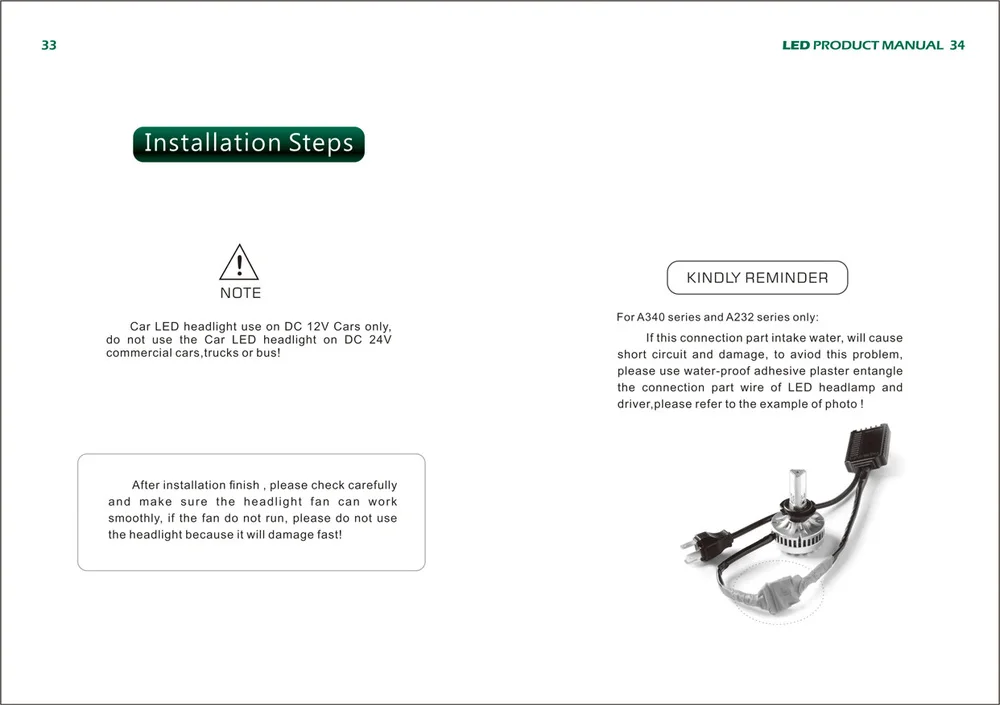 Users Manual LH-A340 -4