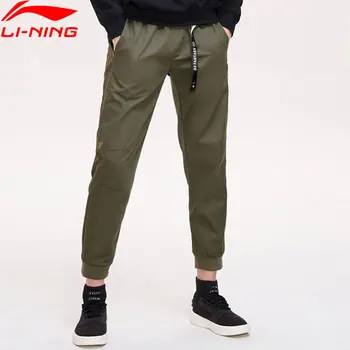 

Li-Ning Men Basketball BAD FIVE Leisure Pants 100% Cotton 3D Fitting li ning LiNing Comfort Drawcord Sports Pants AKXP027 MKY484