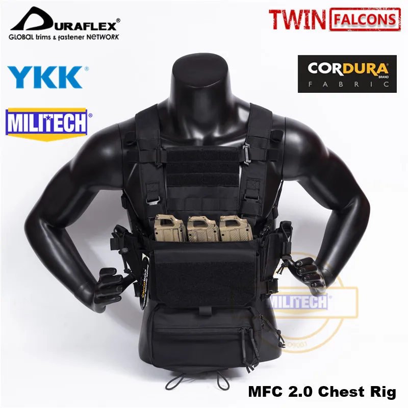 MILITECH TW Delustering MFC 2,0 BK набор CQC RRV MOLLE MK3 душистый нагрудный Риг военный боевой штурмовой тактический охотничий жилет