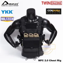 MILITECH TW Delustering MFC 2.0 BK Set CQC RRV MOLLE New MK3 Spirit Chest Rig Military Combat Assault Tactical Hunting Vest