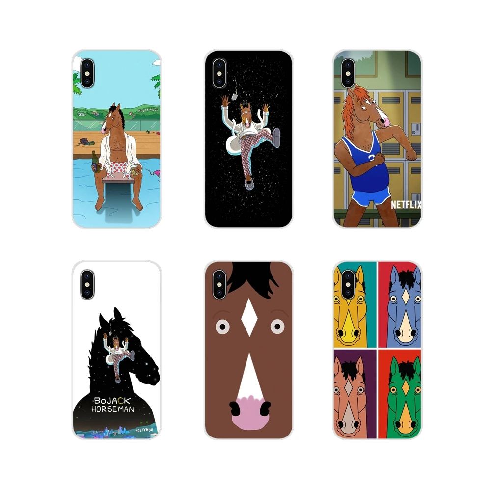 

cartoon BoJack Horseman Mobile Phone Cases Cover For Huawei G7 G8 P7 P8 P9 P10 P20 P30 Lite Mini Pro P Smart Plus 2017 2018 2019