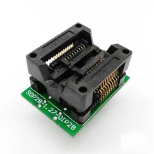 

SOP18 SOIC18 SO18 to DIP18 Programming Adapter Pin Pitch 1.27mm IC Body Width 7.5mm 300mil IC Test Socket Open Top ZIF Adapter