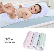 3 шт. 29*58 см пеленания Изменение колодок и обложек портативный хлопок пеленальный коврик уход за ребенком портативный моющийся подгузник простыня