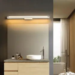 Современные светодиоды для зеркал 400/600/700 мм длина зеркальная лампа для ванны белый цвет украшения дома настенные огни светильники