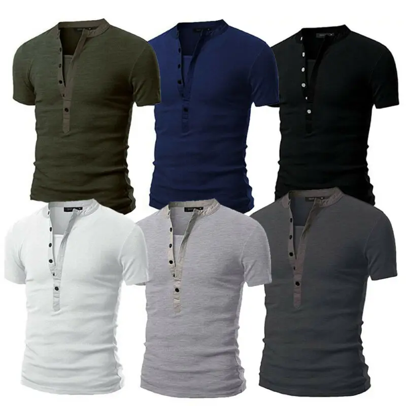 henley muscle shirt