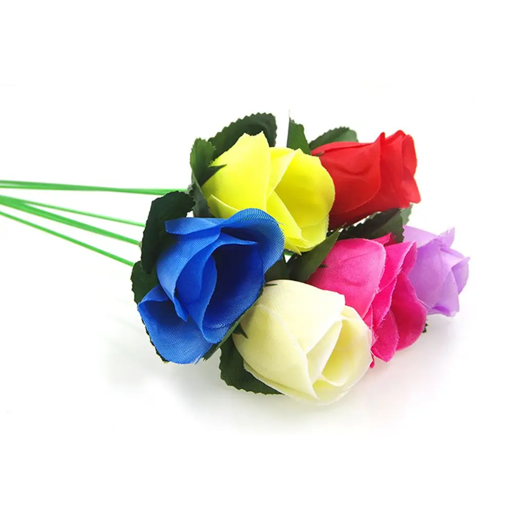 

Hot Sale Popular 2Pcs New Magic Props Trick Torch To Rose Fire To Flower Stage Performance Kit Flames Fantastic Romantic