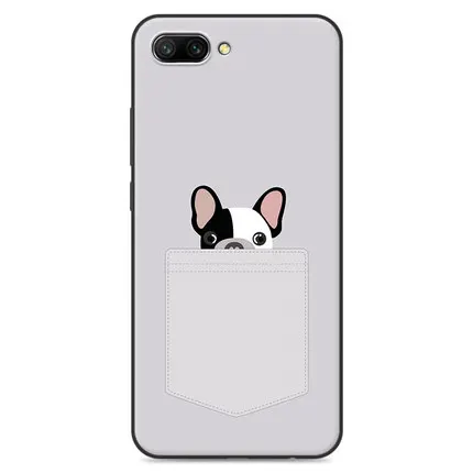 Для huawei Honor 10 силиконовый чехол с мультяшным Стиль Окрашенные Soft shell для huawei Honor10 задняя крышка чехол для Honor col-al10 в виде ракушки - Цвет: A2