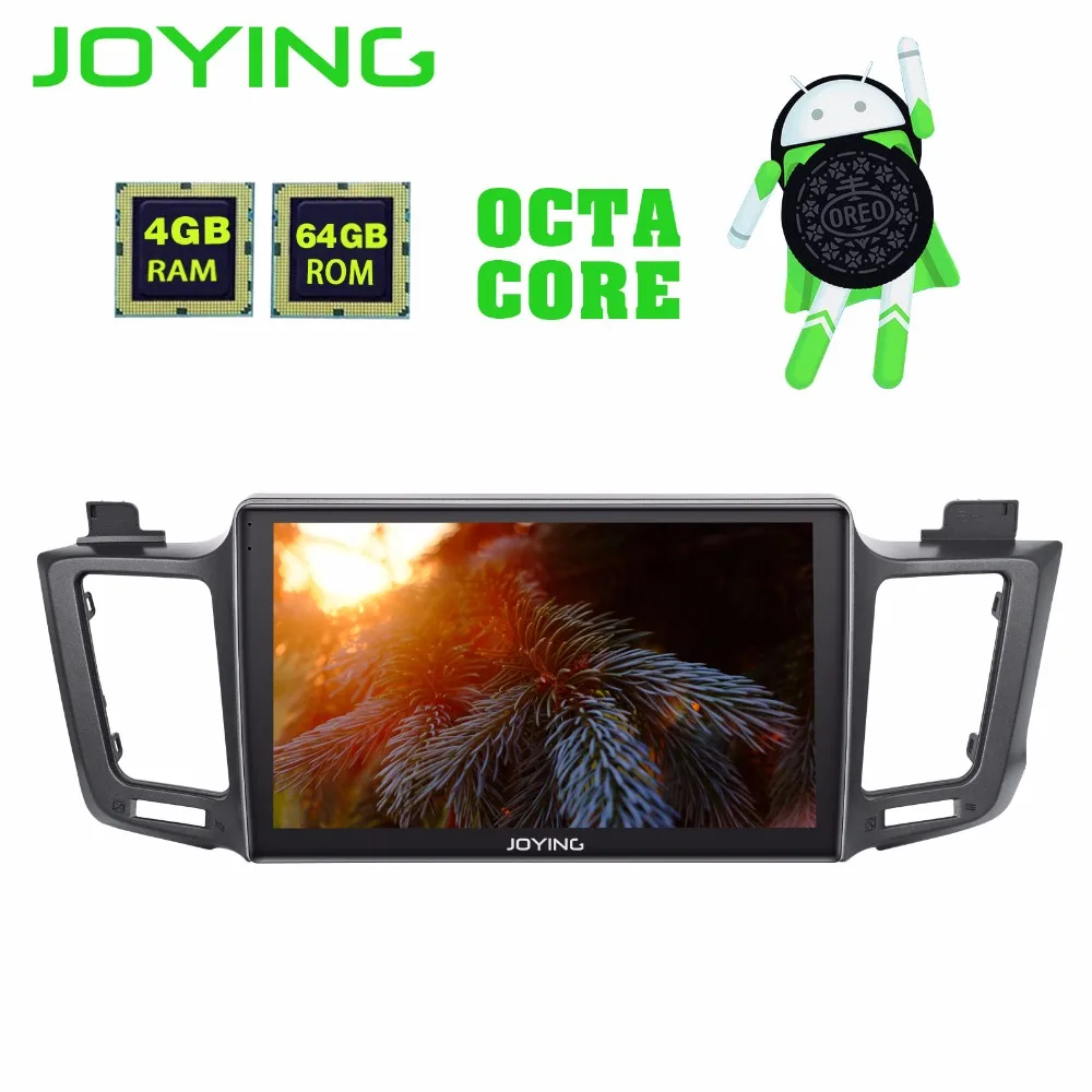 Cheap Android 8.1 4GB GPS Navi 2 din Car radio stereo player with RDS DSP  SWC BT 10.1"IPS screen Autoradio for Toyota RAV4 2012-2018 1