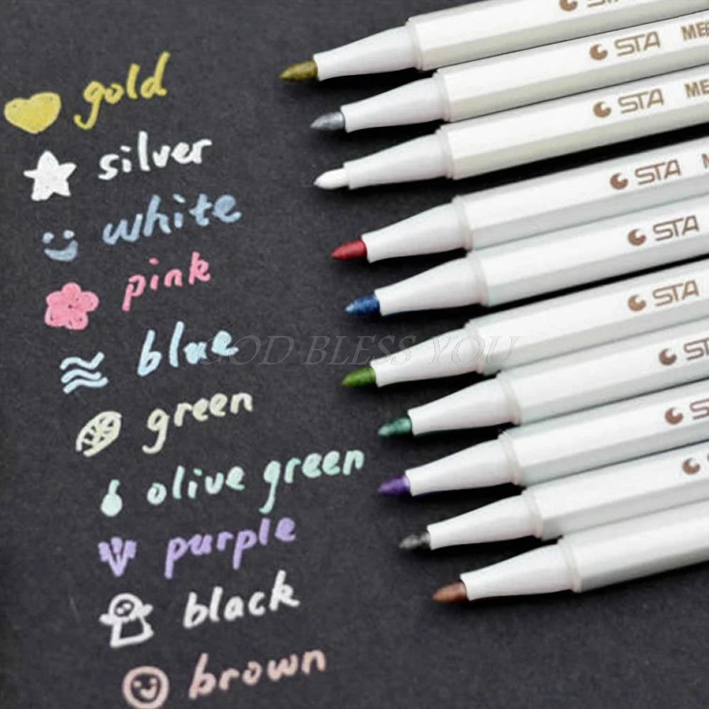 

New Tyre Tire Paint Marker Pen Car Tread Waterproof Permanent Rubber Metal 1mm Stationery