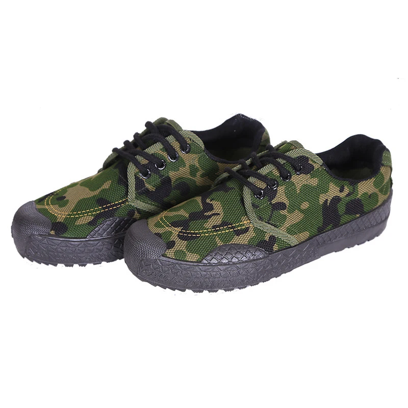 

2019 Men Non-Slip Hiking Shoes Camouflage Women Casual Sneakers Breathable Lightweight Man Walking Trainers Labor Canvas Shoes