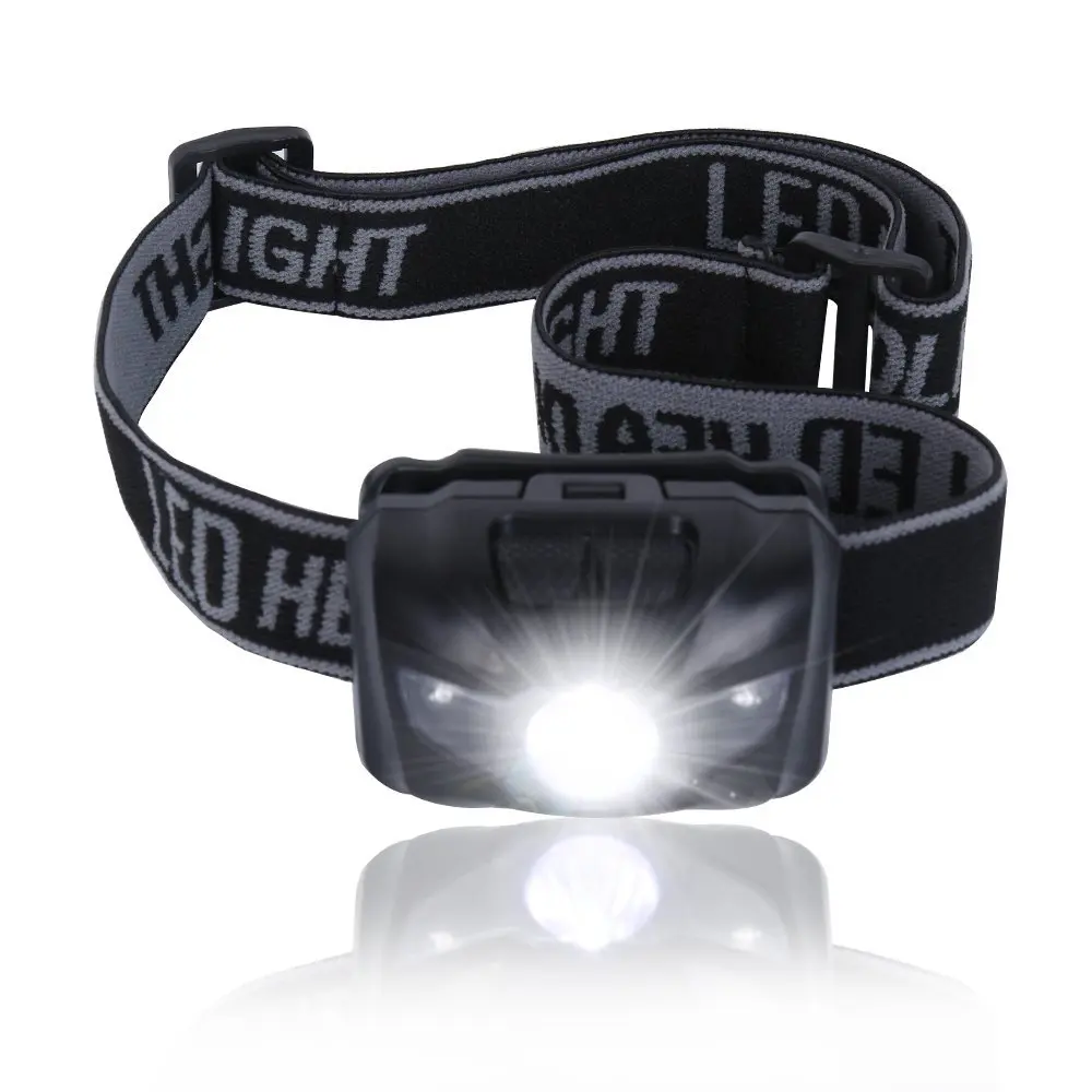 

3W 180 Lumen Super Bright 3 LED 4-mode Mini Headlight Headlamp Head Torch Flashlight Light for Camping Hunting Fishing Hiking