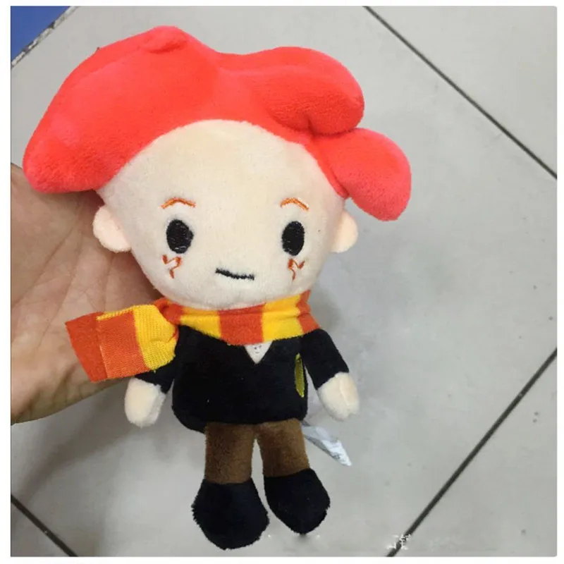 2017 New Harry Potter Plush Pendants Toys Dolls Lovely Malfoy Hermione Dobby Owl Hedwig Key Bag Pendants Dolls 6pcslot 10-12cm (1)