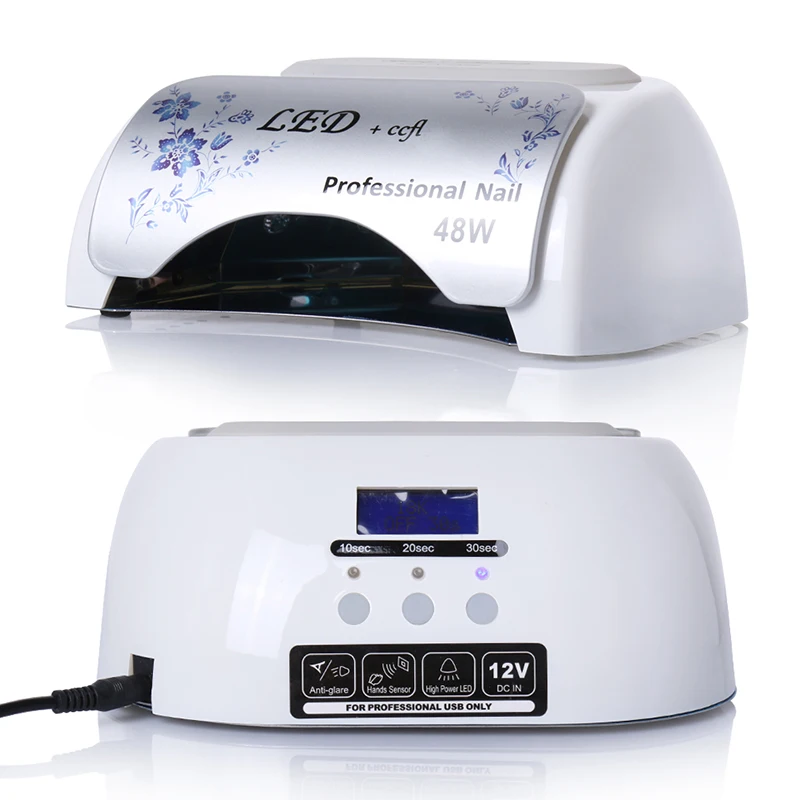 48 Вт Smart Art Салон ногтей светодиодный CCFL сушилка для гель лака 10 s/20 s/30 s таймер