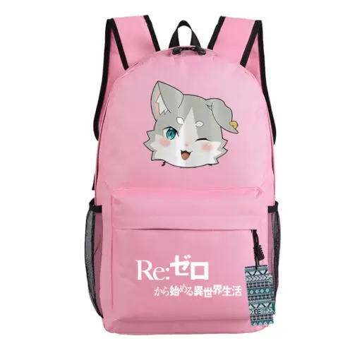 Рюкзак унисекс через плечо Жизнь в другом мире от нуля|different backpacks|anime backpackbackpack unisex