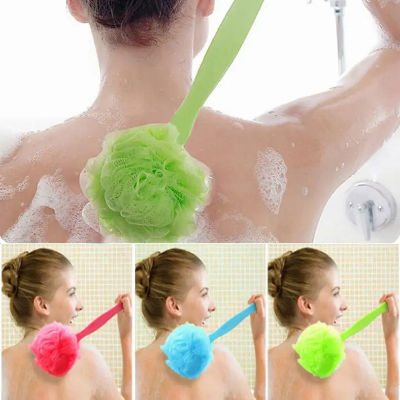 Bathroom Foam Cleanness Brushes Soft Soap 1Pcs Long Handle Hanging Soft
