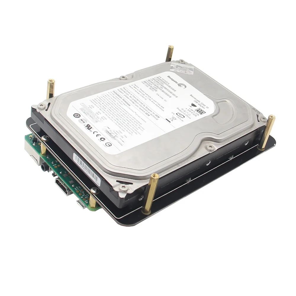 Raspberry Pi X830 V2.0 3 5 дюймов SATA HDD плата расширения хранения с блоком питания/адаптером
