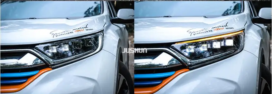 2019y автомобильный Бумер головной свет для Honda CR-V CRV фары автомобильные аксессуары светодиодный DRL Противотуманные фары для CR V CRV фары