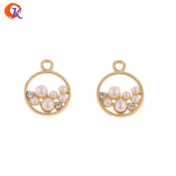 

Cordial Design 100Pcs 15*19MM Jewelry Accessories/Earrings Connectors/Round Shape/DIY Jewelry Making/Hand Made/Earring Findings