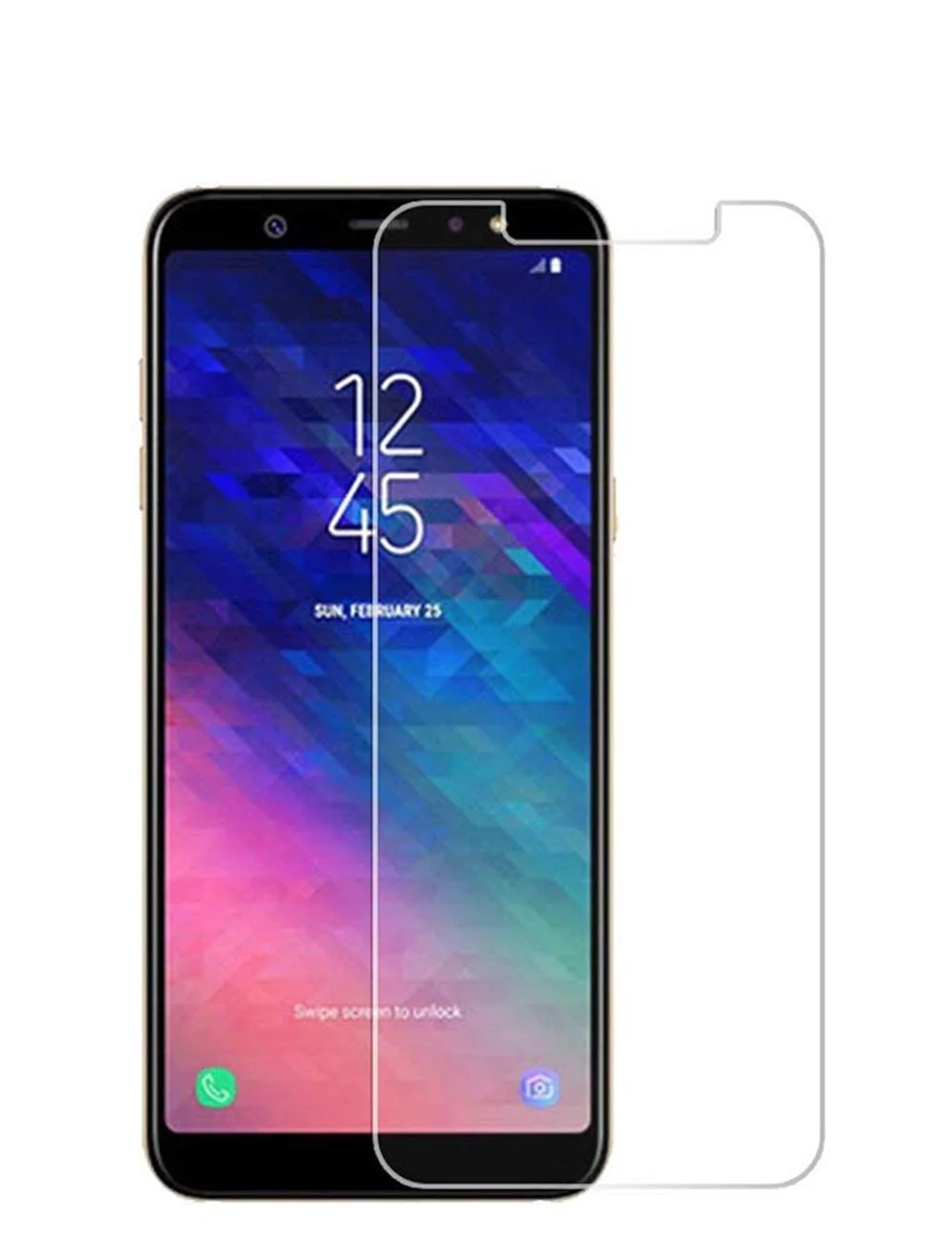 Закаленное стекло для Samsung Galaxy A6 A8 Plus Duos 2018 A600 A530 Защита экрана A7 A9 A750F защитная