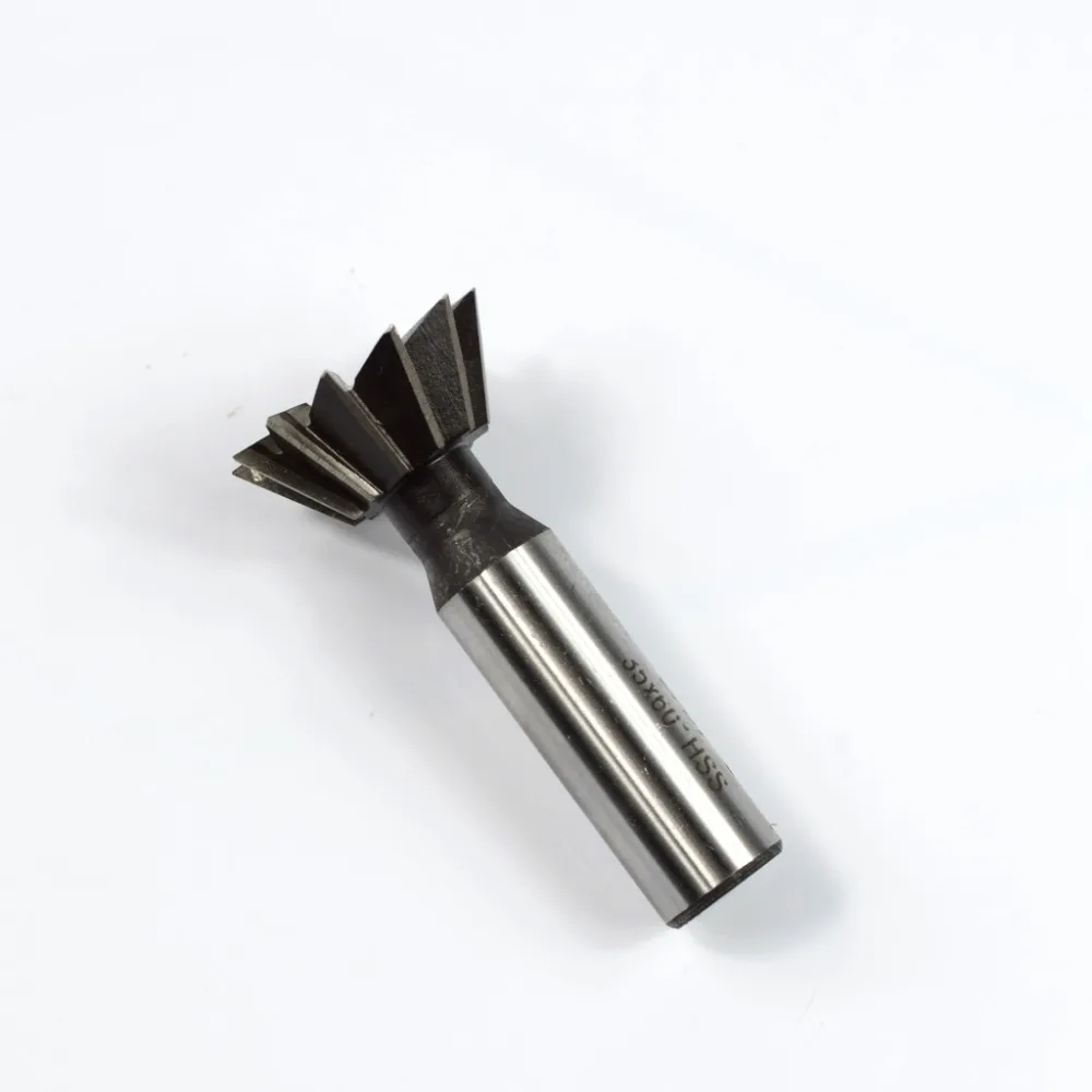 New 1pc 10mm X 55 Degree HSS Straight shank Dovetail Cutter End Mill Bit