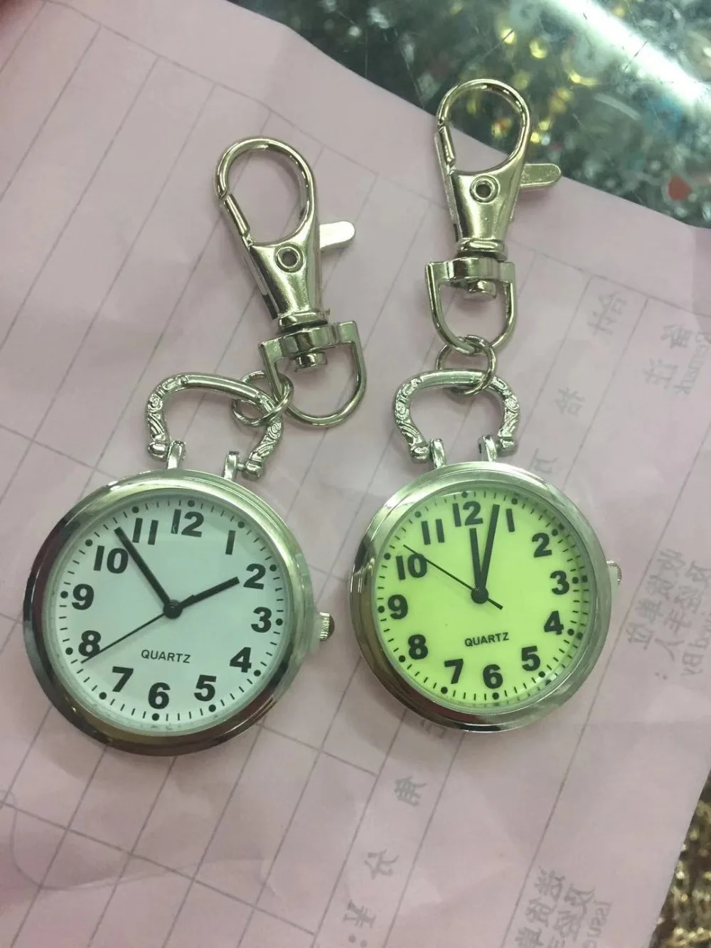 

Beautiful Nurse Watch Doctor portable Fob Watch Clock Medical Nurses Luminous Quartz Watches Gift