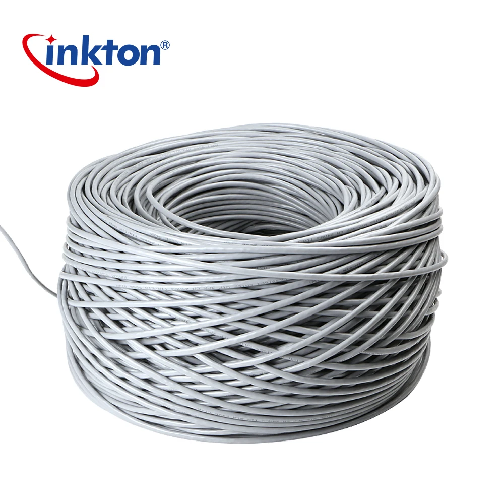 

Inkton Cat5e UTP Ethernet Cable Oxyen-copper Cores Lan Cable For Engineering Unshield Wiring Cat5e Cable 100% Pure Copper 1m 20m