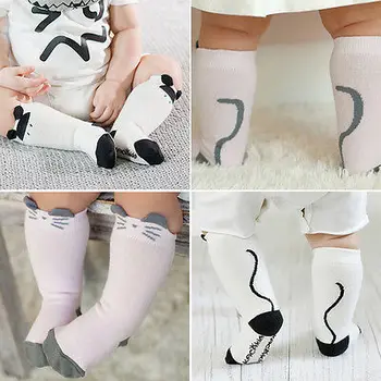 

Lovely Baby Infant Toddler Children Kids Girls Cotton Knee High Socks Leggings Cute Warm