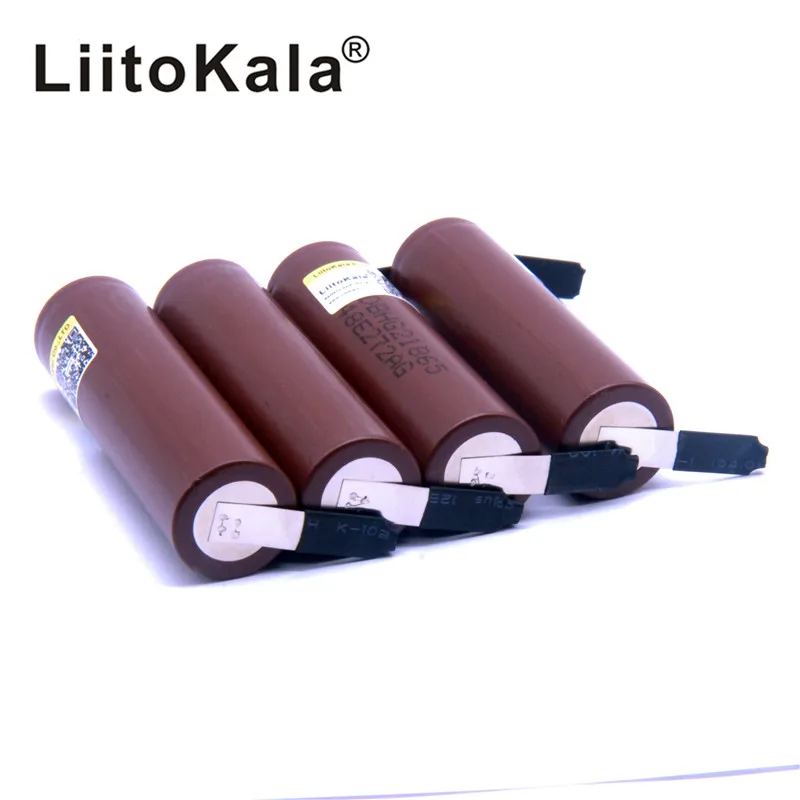 LiitoKala HG2 18650 3000mAh батарея 3,6 V разрядка 20A специальная электронная сигарета+ DIY Nicke