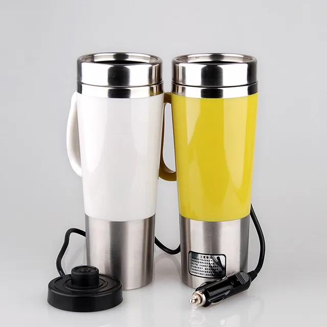 450ML 12 24V Portable Intelligent Auto Heating Bottle Car Boiling Water