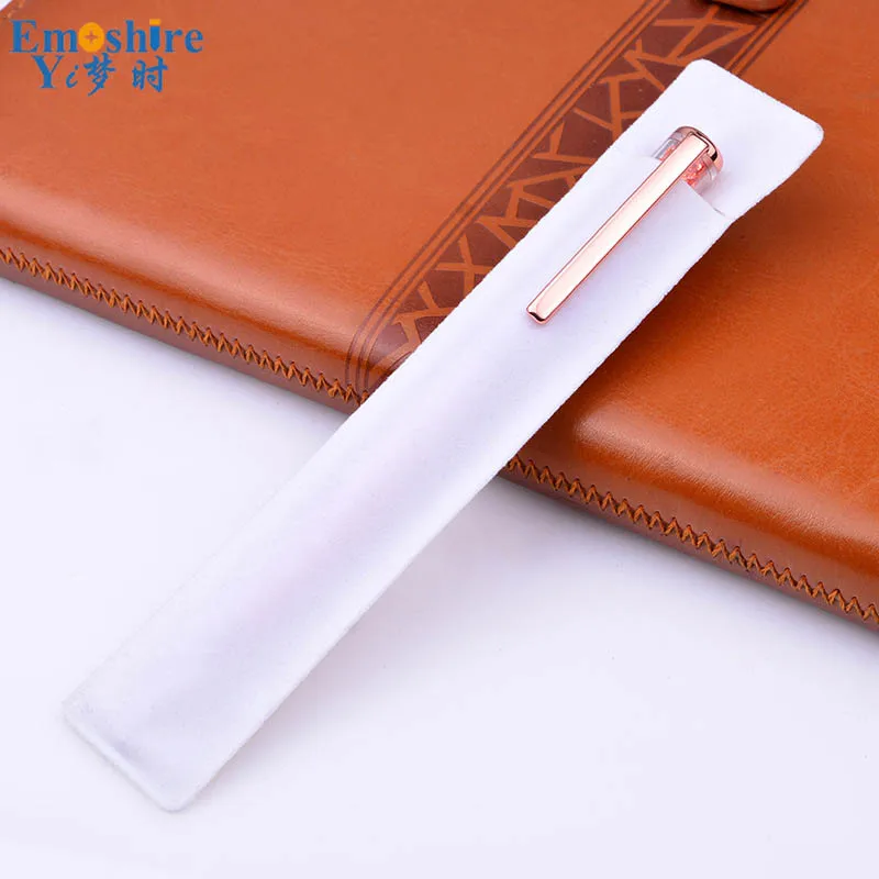 Emoshire Pen sets customized business pens packaging flannel gift box creative advertising gifts stationery velvet pencil case (6)