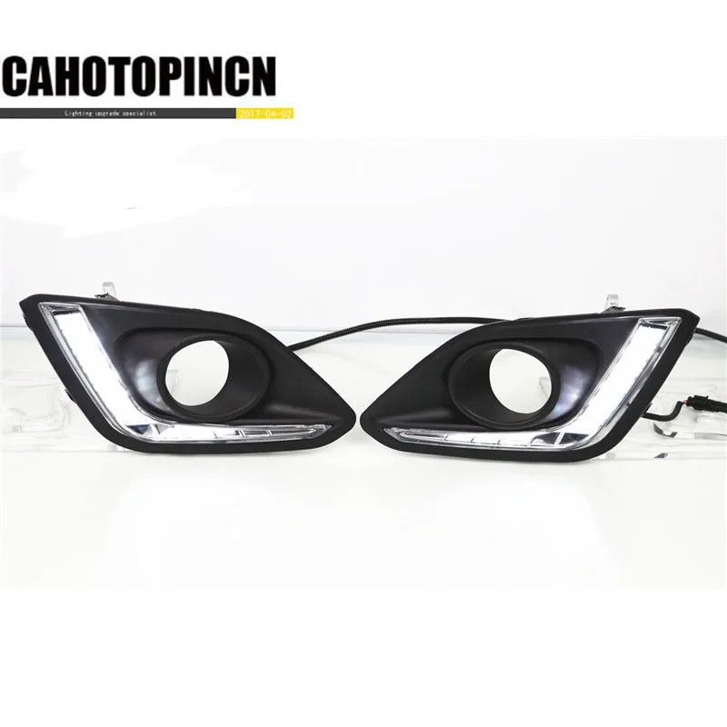 

High quality Waterproof 12V LED CAR DRL Daytime running lights with fog lamp hole for Suzuki Swift 2013 2014 2015 2016