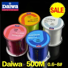 Daiwa fishing line 500m Monofilament Strong Quality Color Nylon Fishing Lines 8LB 12LB 16LB 20LB 25LB