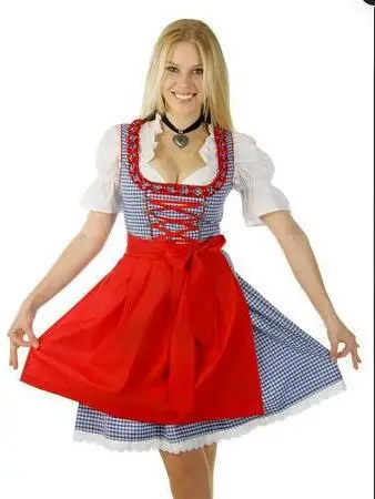 

2017 costume Fashion magic Women adult halloween costumes Cosplay maid uniforms beer costume Carnival oktoberfest costume