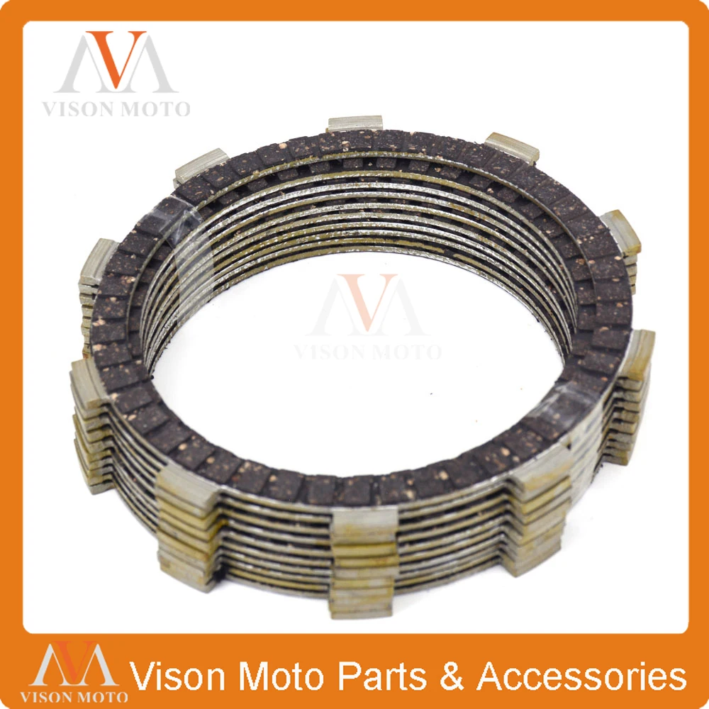 

Clutch Friction Plates Disc Set 10pcs For SUZUKI GSF1200 Bandit 1200 00 01 02 03 04 05 06 GSF1200A GSF1200S 96-06 GSF1200SA