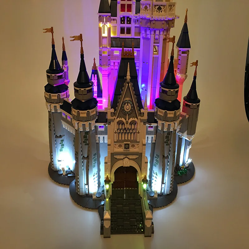 Набор со светодиодной подсветкой для Lego Building City Street 71040 For 16008 Золушка принцесса